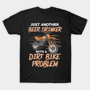 Dirt Bike Racing design for a Beer Lover T-Shirt